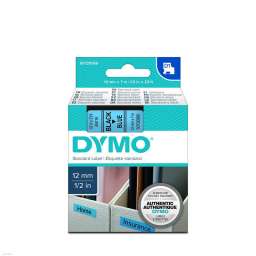Banda adeziva Dymo D1 S0720560, 12mm x 7m, Negru pe Albastru ( MLX-00-008854 ) [photo_00]