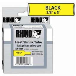 Banda adeziva Dymo RHINO 18054, 9mm x 1.5m, Negru pe Galben ( MLX-00-013942 ) [photo_00]