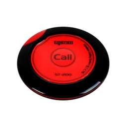 Buton apelare Syscall ST-200, Wireless, CR2025, rosu-negru ( MLX-00000004860 ) [photo_00]
