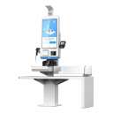 Casa autoservire (Self-Checkout) CCL Z2, 27-inch, SS, pedestal, с весами для проверки ZJ31 ( MLX-00-014066 ) [photo_00]