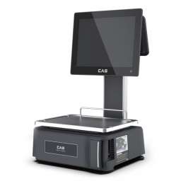 Cantar cu etichetare CAS CL8000-15PCA, 15Kg cu bara, ecran tactil 15"+9.7" - verificat ( MLX-00-009839 ) [photo_00]