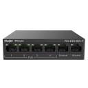 Switch de retea PoE Ruijie Reyee RG-ES106D-P, 4xPOE, 2xUplink, max. 58W ( MLX-00-010936 ) [photo_00]
