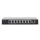 Switch de retea PoE Ruijie Reyee RG-ES209GC-P, Gigabit, 8xPOE, 1xUplink, max. 120W, Cloud Managed Layer 2 ( MLX-00-010939 ) [photo_00]