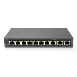 Switch de retea PoE Ruijie Reyee RG-ES110D-P, 8xPOE (10/100 Mbps), 2xUplink (Gigabit), max. 110W ( MLX-00-011186 ) [photo_00]